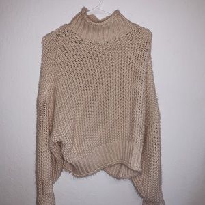 CREAM KNIT SWEATER